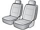 Genuine Neoprene Custom 1st Row Bucket Seat Covers; Charcoal/Black (11-23 Charger)