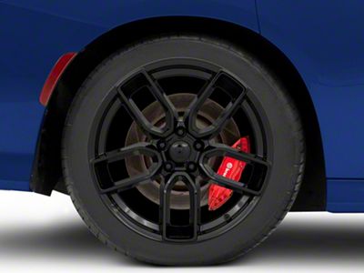 Hellcat Redeye Style Gloss Black Wheel; Rear Only; 20x10.5 (11-23 RWD Charger)