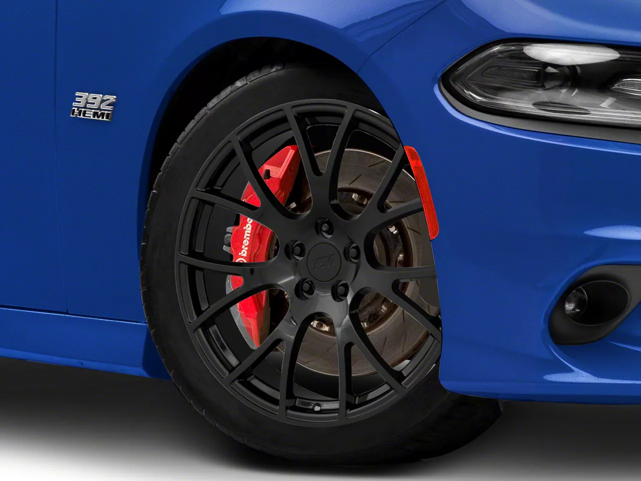 Charger Hellcat Style Gloss Black Wheel; 20x9; 20mm Offset (11-23 RWD ...