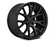 Hellcat Style Satin Black Wheel; Rear Only; 20x10.5 (11-23 RWD Charger)
