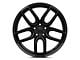 Hellcat Widebody Style Satin Black Wheel; Rear Only; 20x10.5 (11-23 RWD Charger)