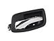 Interior Door Handle; Rear Driver Side; Black and Chrome (11-14 Charger)