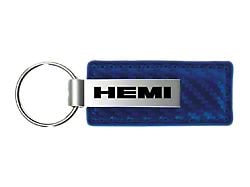 HEMI Carbon Fiber Leather Key Fob