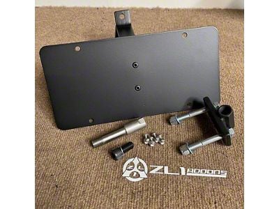 License Plate Holder with Shaft and Receiver (15-23 Charger)