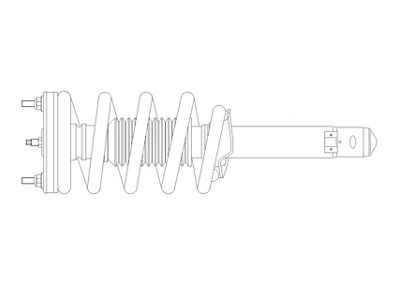 Loaded Spring and Strut Assembly; Front (12-16 6.2L HEMI, 6.4L HEMI Charger w/ Heavy Duty Suspension)