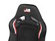 Microfiber Suede Racing Bucket Seats with Seat Sliders; Black (Universal; Some Adaptation May Be Required)