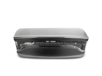 OEM Style Trunk Lid; Gloss Forged Carbon Fiber (15-23 Charger)