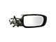 Powered Heated Manual Folding Mirrors; Paint to Match Black (11-18 Charger)