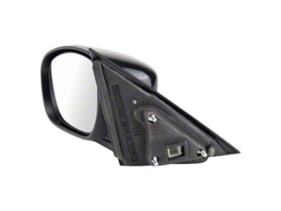 Powered Heated Mirror; Black; Driver Side (06-10 Charger)