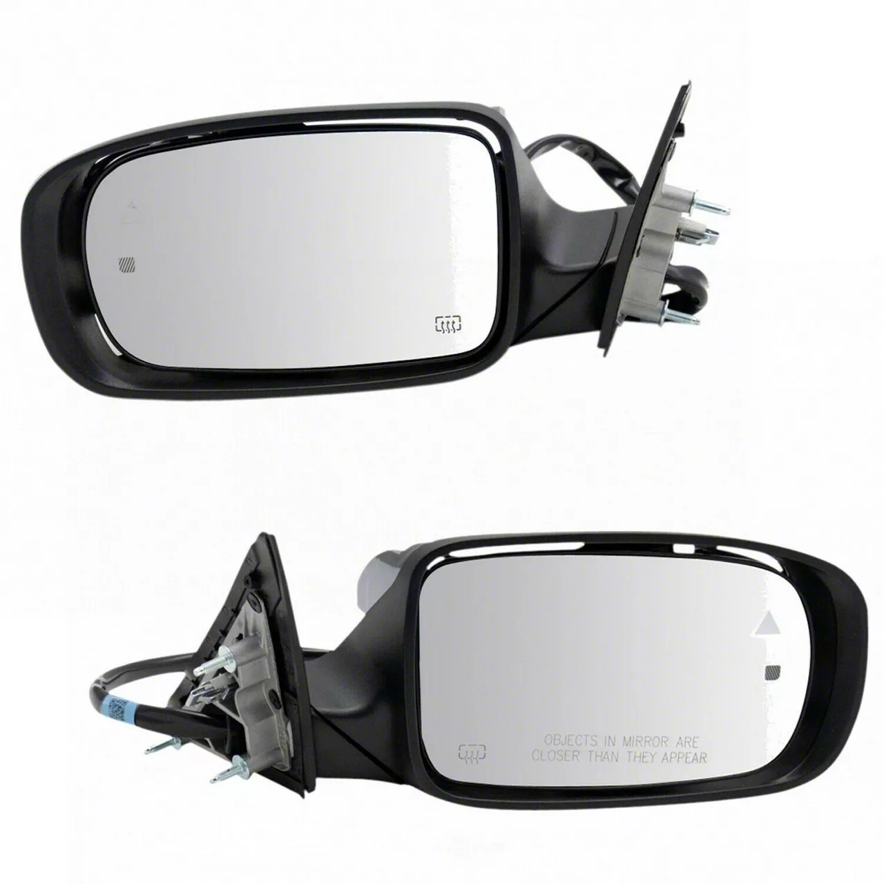 Charger Powered Heated Mirrors with Blind Spot Detection (11-19 Charger) -  Free Shipping