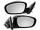 Powered Heated Non-Folding Mirrors; Textured Black (06-10 Charger)