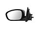 Powered Non-Folding Mirror; Textured Black; Driver Side (06-10 Charger)