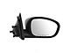Powered Non-Folding Mirror; Textured Black; Passenger Side (06-10 Charger)