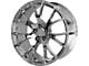 PR161 Chrome Wheel; 22x9.5 (11-23 RWD Charger)