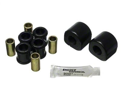 Rear Sway Bar Bushings with End Link Bushings; 18mm; Black (06-23 Charger)