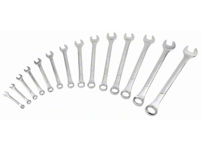 SAE Combination Wrench Set; 14-Piece Set