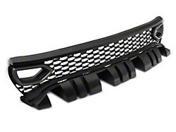 SRT Hellcat Style Front Grille with LED Lights; Matte Black (15-16 Charger SRT Hellcat; 17-23 Charger)