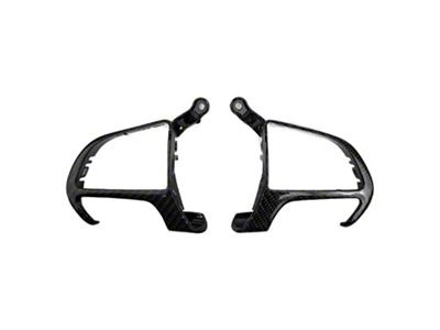 Steering Wheel Center Trim; Forged Carbon Fiber (15-23 Charger)