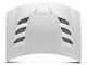 Type-VIP Style Ram Air Hood; Unpainted (06-10 Charger)