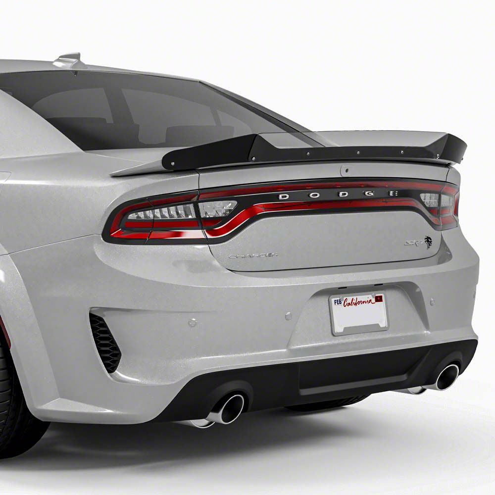 Charger V1r Wicker Bill Rear Spoiler; Urban Camo Vinyl (15-23 Charger 