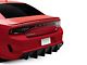 V3R Style Rear Diffuser; Matte Black (20-23 Charger Widebody)