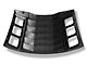 V3R Style Rear Window Louvers; Matte Black (11-23 Charger)