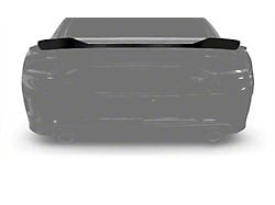 V3R Style Wicker Bill Rear Spoiler Add-On; Satin Black Ice Vinyl (15-23 Charger, Excluding Widebody)