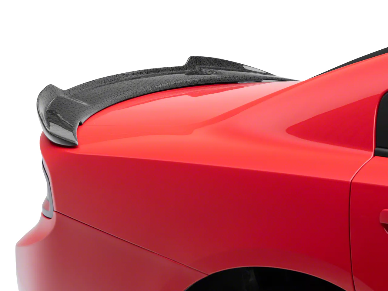 Charger V5R Carbon Fiber Rear Wing Spoiler; Gloss Honeycomb Weave ...