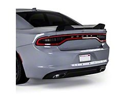 VZ1 Wicker Bill for 3-Piece Rear Spoiler; Carbon Flash Metallic Vinyl (15-23 Charger)