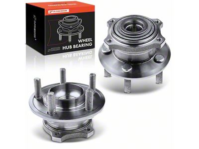 Wheel Bearing and Hub Assemblies; Rear (06-09 Charger w/ Performance Brakes)