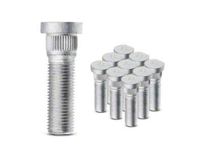 Front or Rear Wheel Stud Set; M14x1.5; Set of 10 (06-23 Charger)