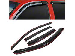 Window Visors; Dark Smoke; Front and Rear (11-23 Charger)