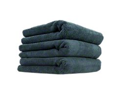 Chemical Guys Monster Edgeless Microfiber Towels; Black; 16-Inch x 16-Inch