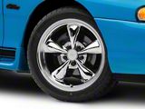 Bullitt Chrome Wheel; 17x8; 30mm Offset (94-98 Mustang)