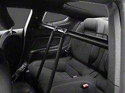 Cipher Auto Custom Seat Harness Bar; Black (15-25 Mustang)