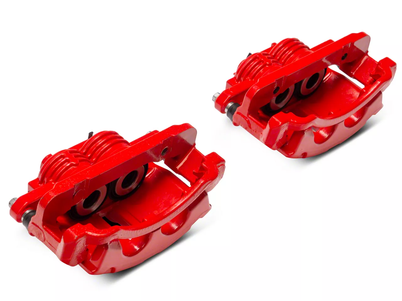 C&L Mustang Performance Series Front Brake Calipers; Red 431869 (99-02 ...