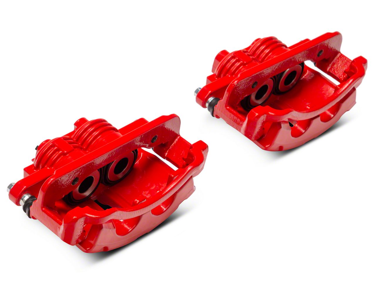 C&L Mustang Performance Series Front Brake Calipers; Red 431870 (03-04 ...