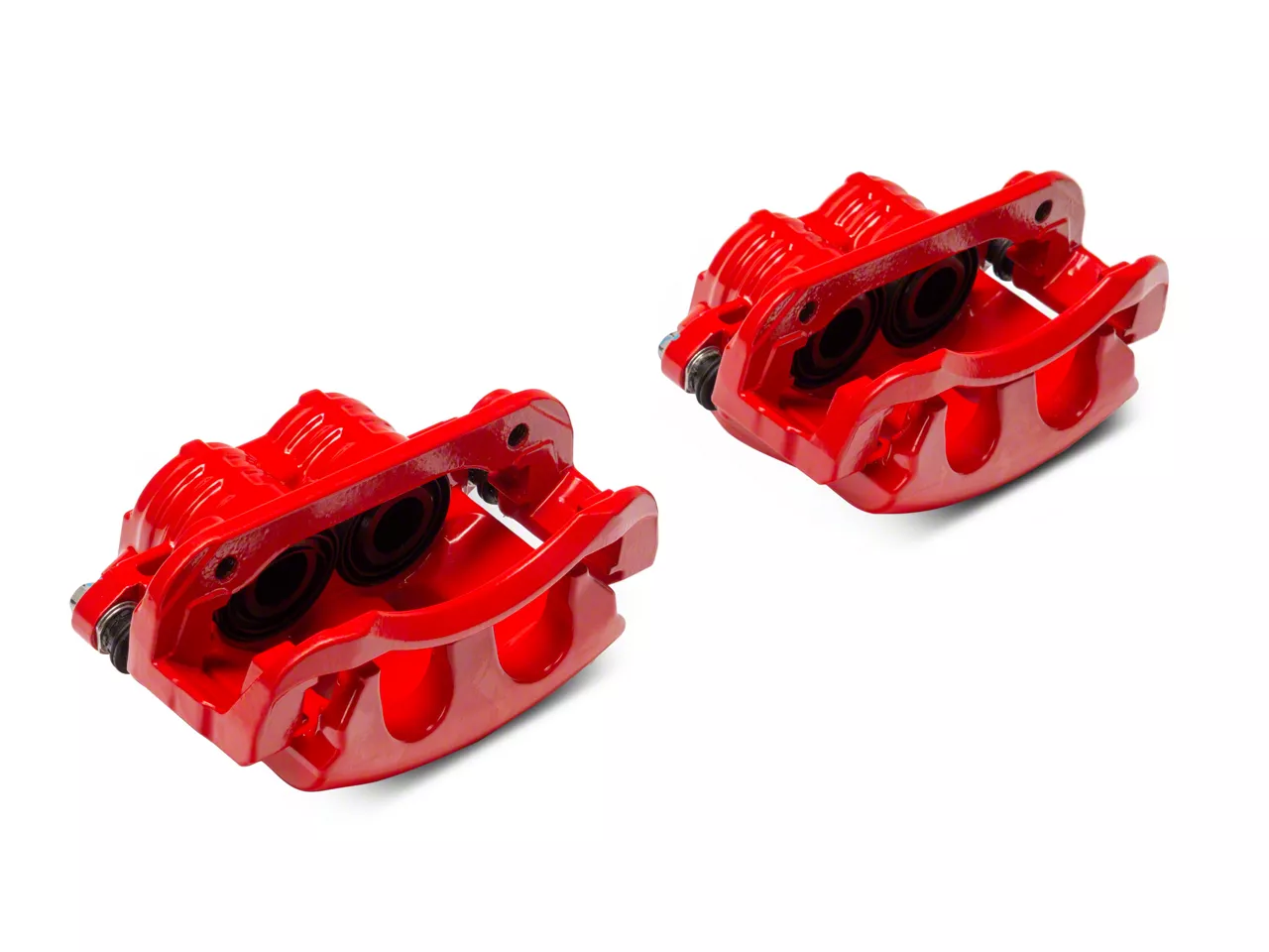 C&l Mustang Performance Series Front Brake Calipers; Red 431871 (05-10 