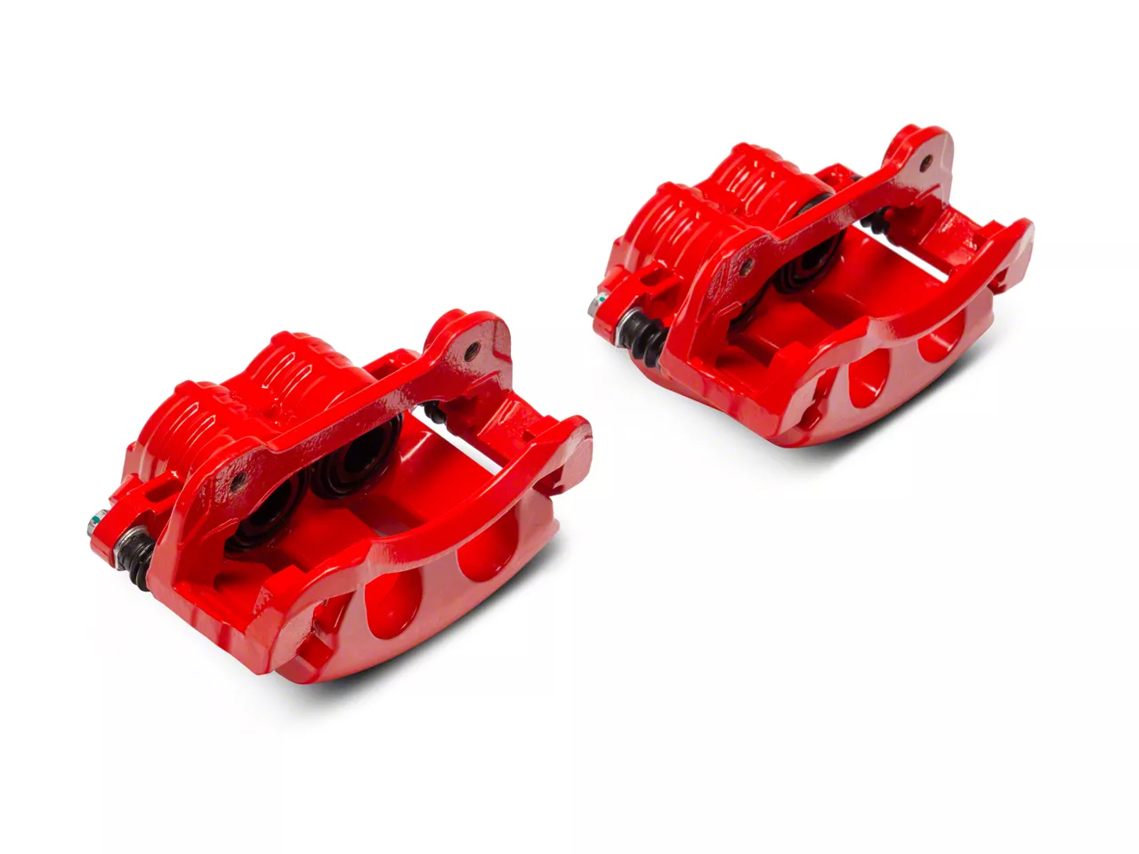 C&L Mustang Performance Series Front Brake Calipers; Red 431873 (05-10 ...