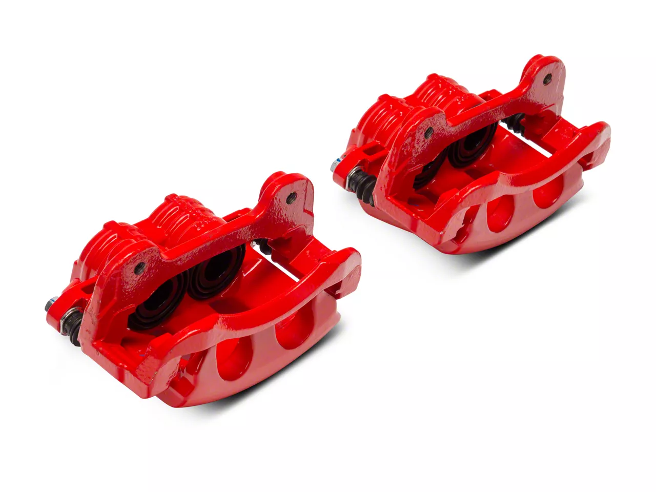 C&L Mustang Performance Series Front Brake Calipers; Red 431874 (11-14 ...