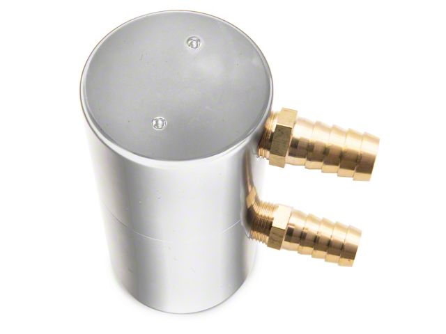 C&L Oil Separator; Polished; Driver Side (11-23 Mustang GT; 12-13 Mustang BOSS 302; 15-20 Mustang GT350)