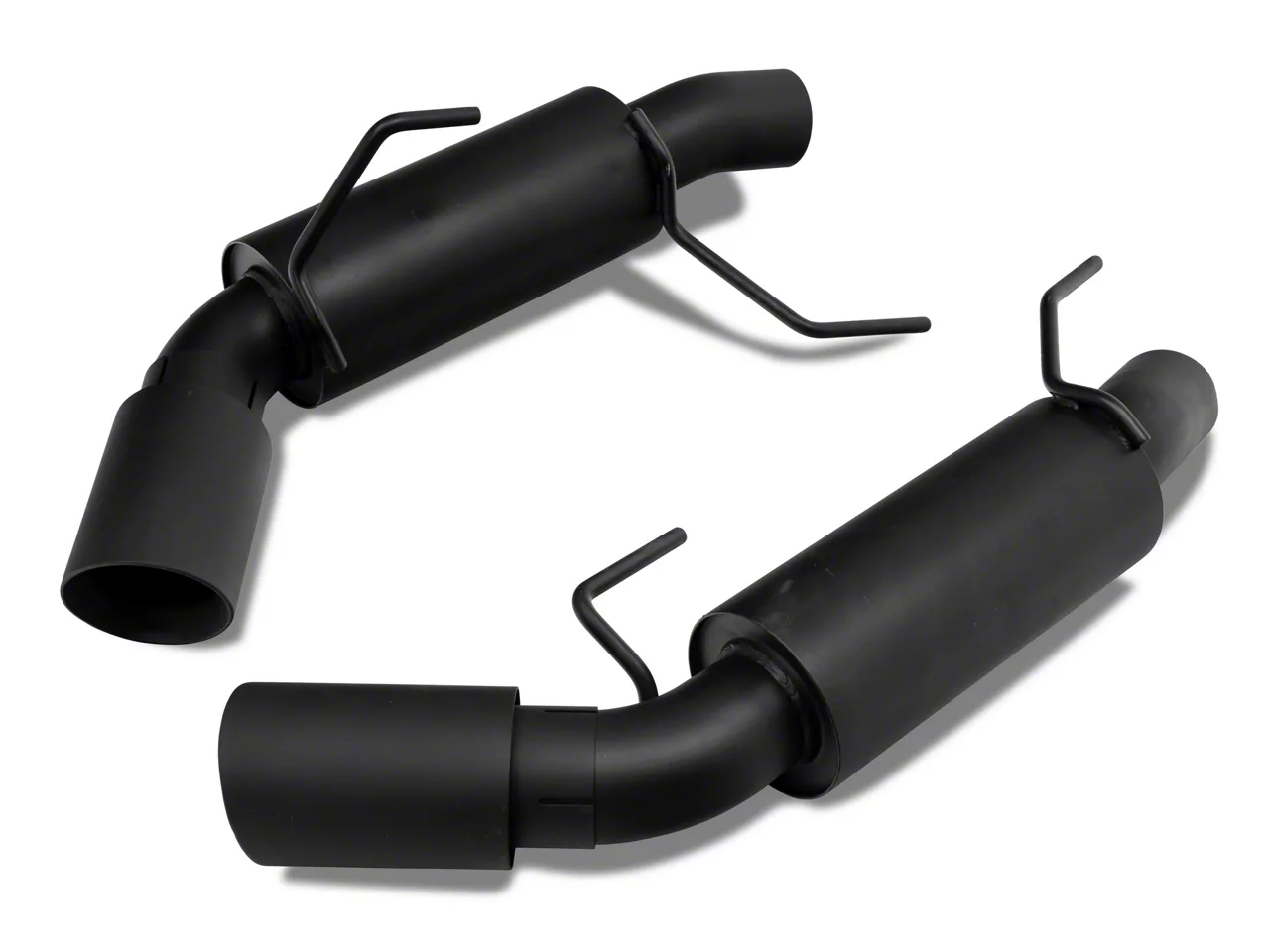 C&L Sport Axle-Back Exhaust with Black Tips