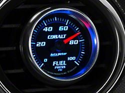 Auto Meter Cobalt Series 2-1/16-Inch Fuel Pressure Gauge; 0-100 PSI; Digital Stepper Motor (Universal; Some Adaptation May Be Required)