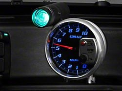 Auto Meter Cobalt Series 5-Inch Pedestal Tachometer with Shift Light; 0-10000 RPM (Universal; Some Adaptation May Be Required)