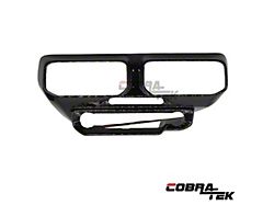 Cobra-Tek Center Dashboard Interior Trim; Dry Carbon Fiber (2024 Mustang)