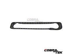 Cobra-Tek Center Lower Dashboard Trim; Dry Carbon Fiber (24-25 Mustang)