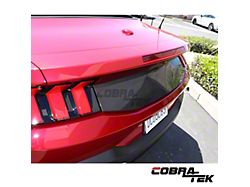 Cobra-Tek Decklid Panel; Dry Carbon Fiber (2024 Mustang)