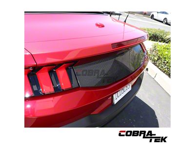 Cobra-Tek Decklid Panel; Dry Carbon Fiber (24-25 Mustang)