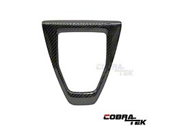 Cobra-Tek Shifter Trim; Dry Carbon Fiber (2024 Mustang w/ Manual Transmission)