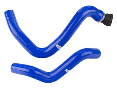 COLD-CASE Radiators Silicone Radiator Hose Kit; Blue (79-93 Mustang w/ Coyote Swap; 11-14 Mustang GT)